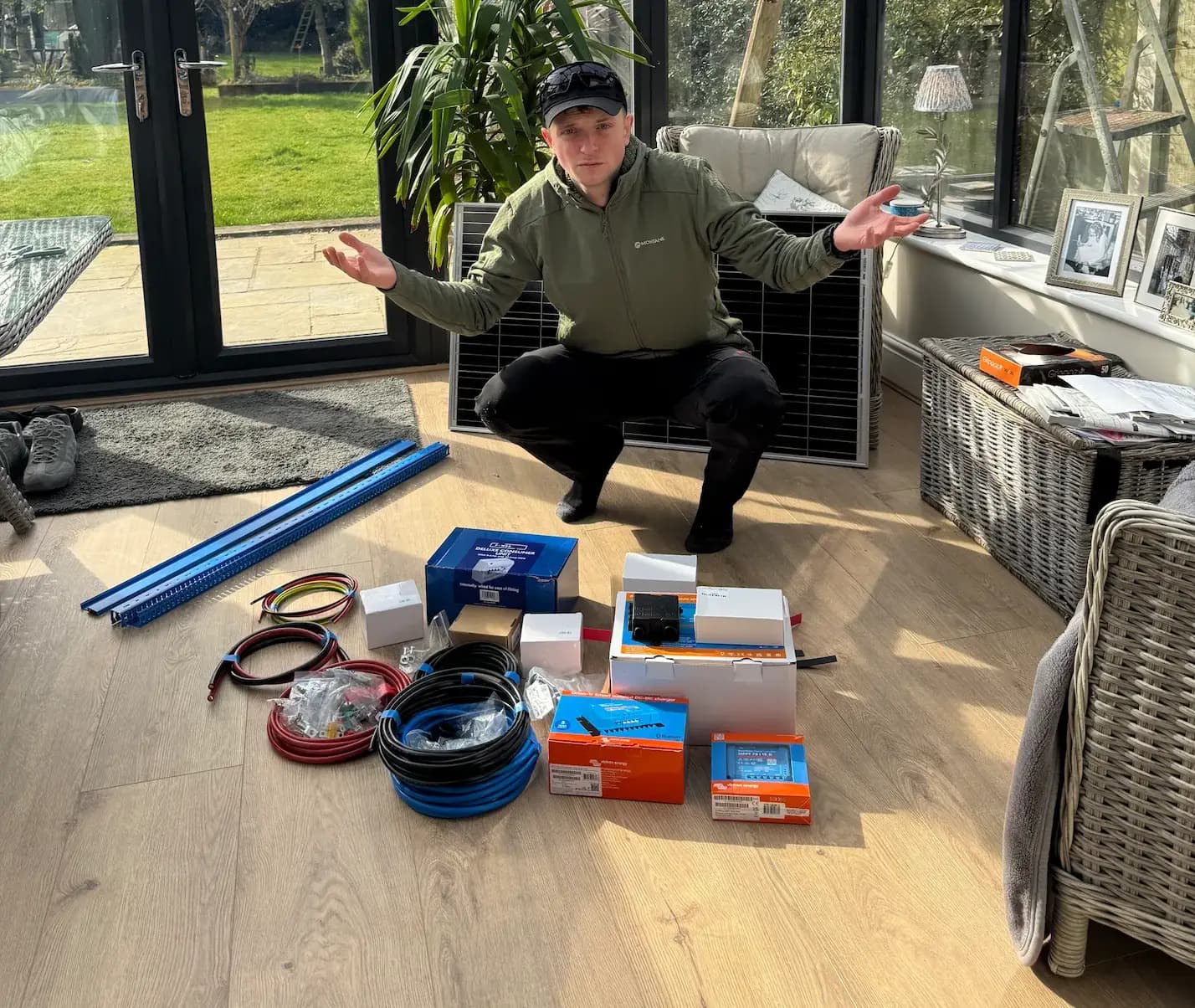 Joe with Vunked electrical system